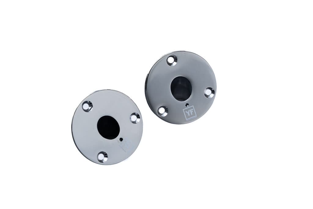 Standard Stainless Steel Base Set for Mooring Whips (2 pcs)
