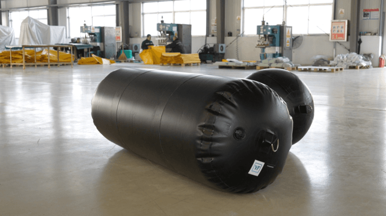 Inflatable Hypalon Cylindrical Fenders - 2