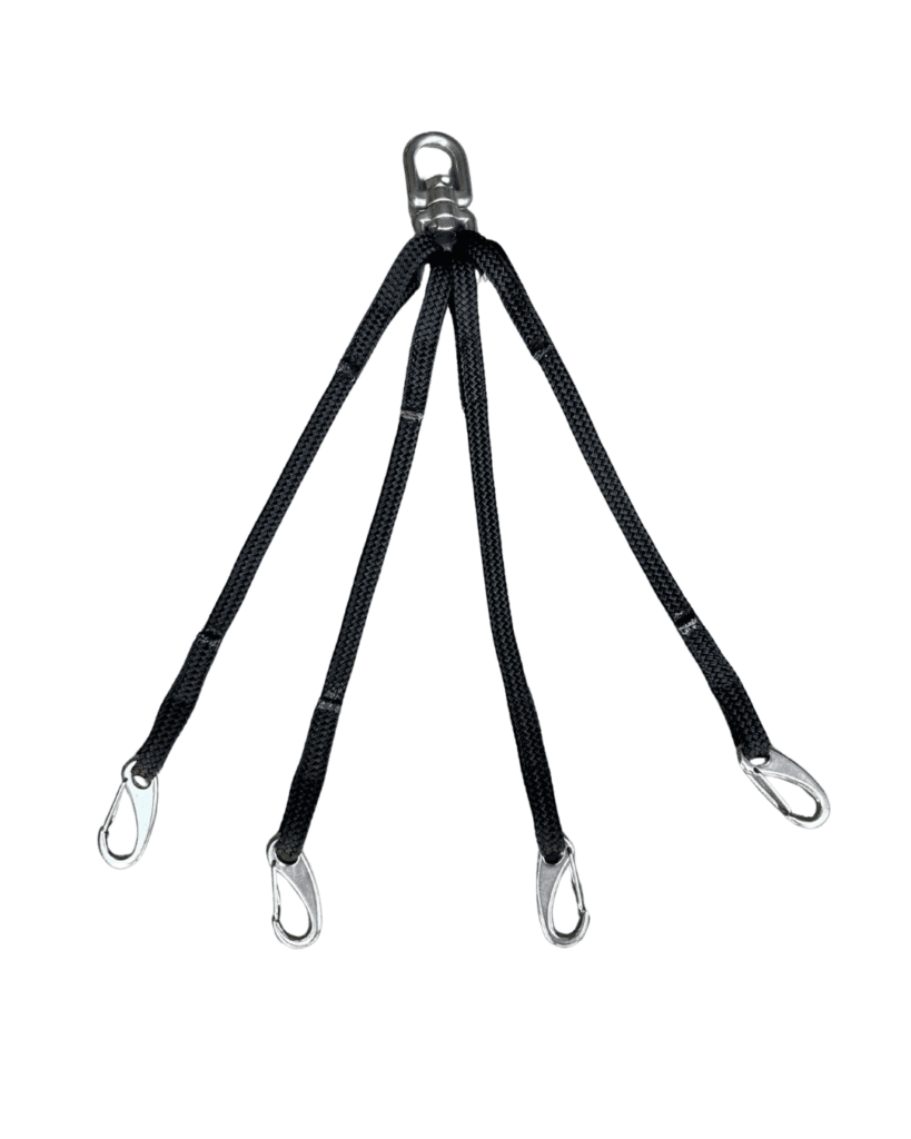 Set - Fender Load Swivel Spreading kit 4 D-Rings